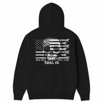 Men's Flagship Skull Hoodie - Color: Black