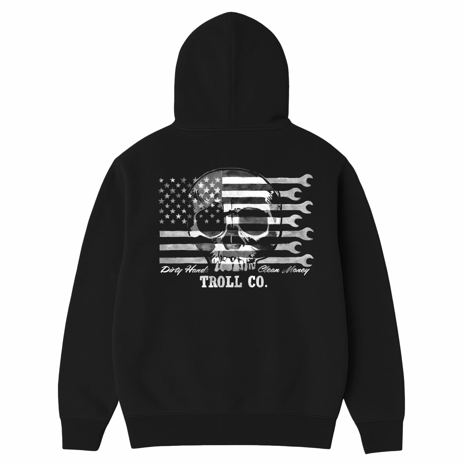 Men's Flagship Skull Hoodie - Color: Black