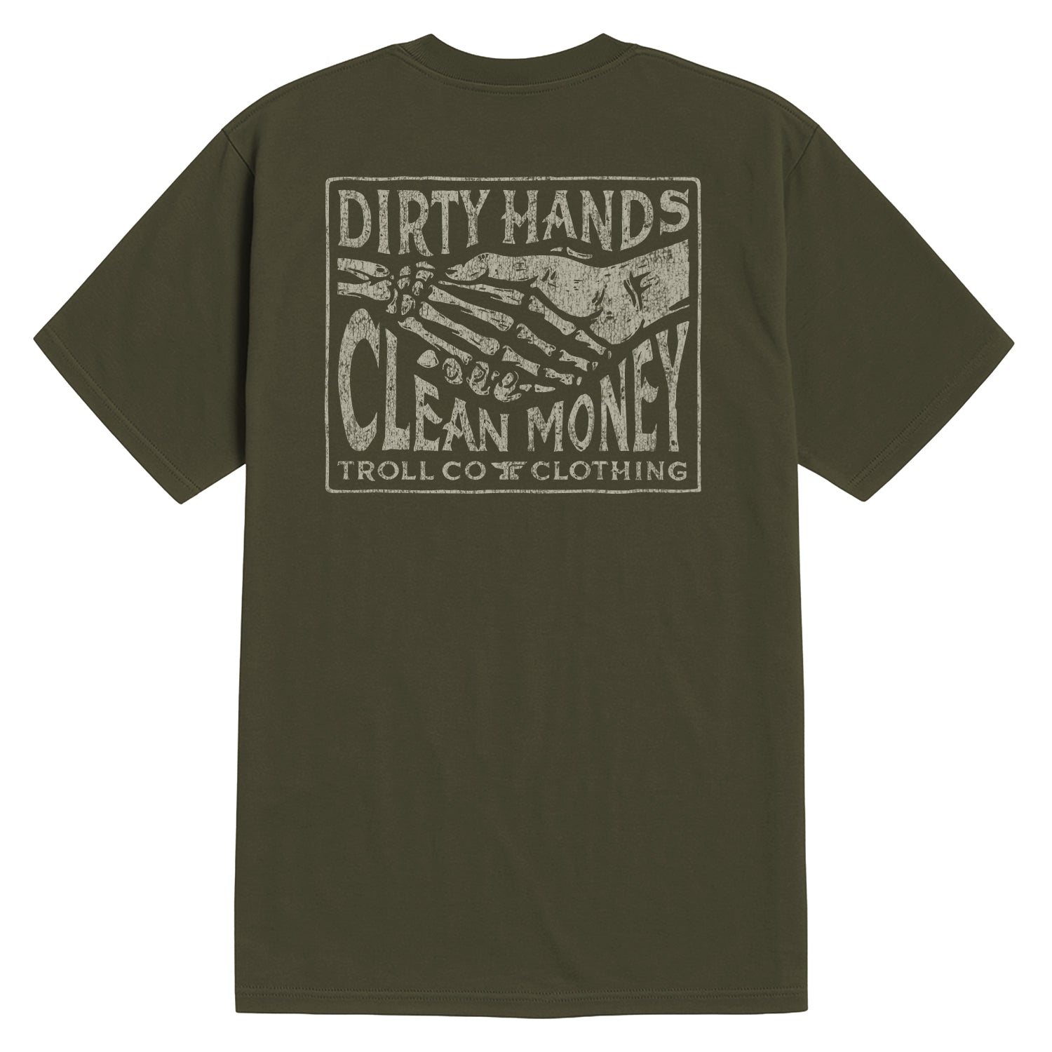 Men's Haggler Box T-Shirt - Color: Military Green