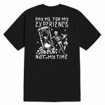 Men's Pay Me Hourglass T-Shirt - Color: Black