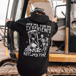 Men's Pay Me Hourglass Hoodie | Color: Black