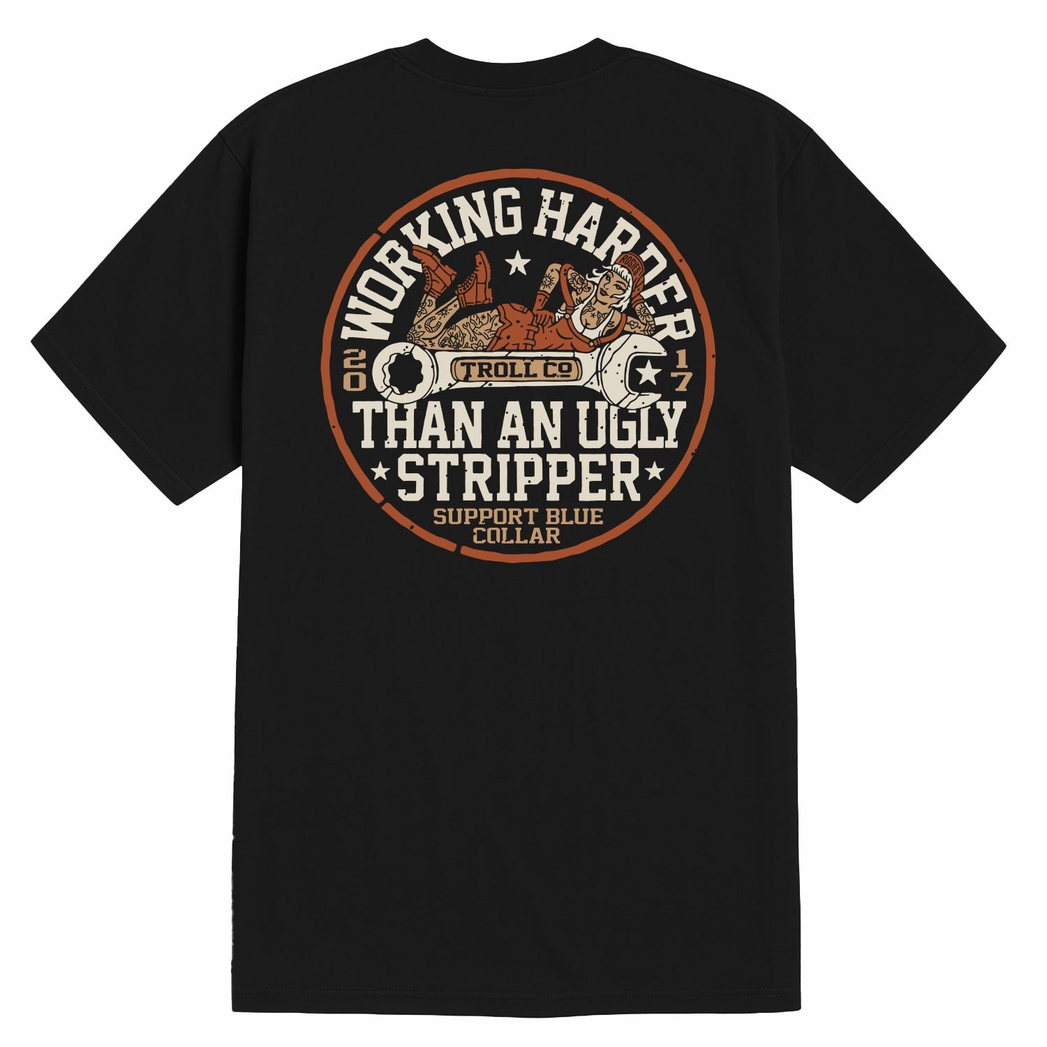 Men's WHUS Poser T-Shirt - Color: Black