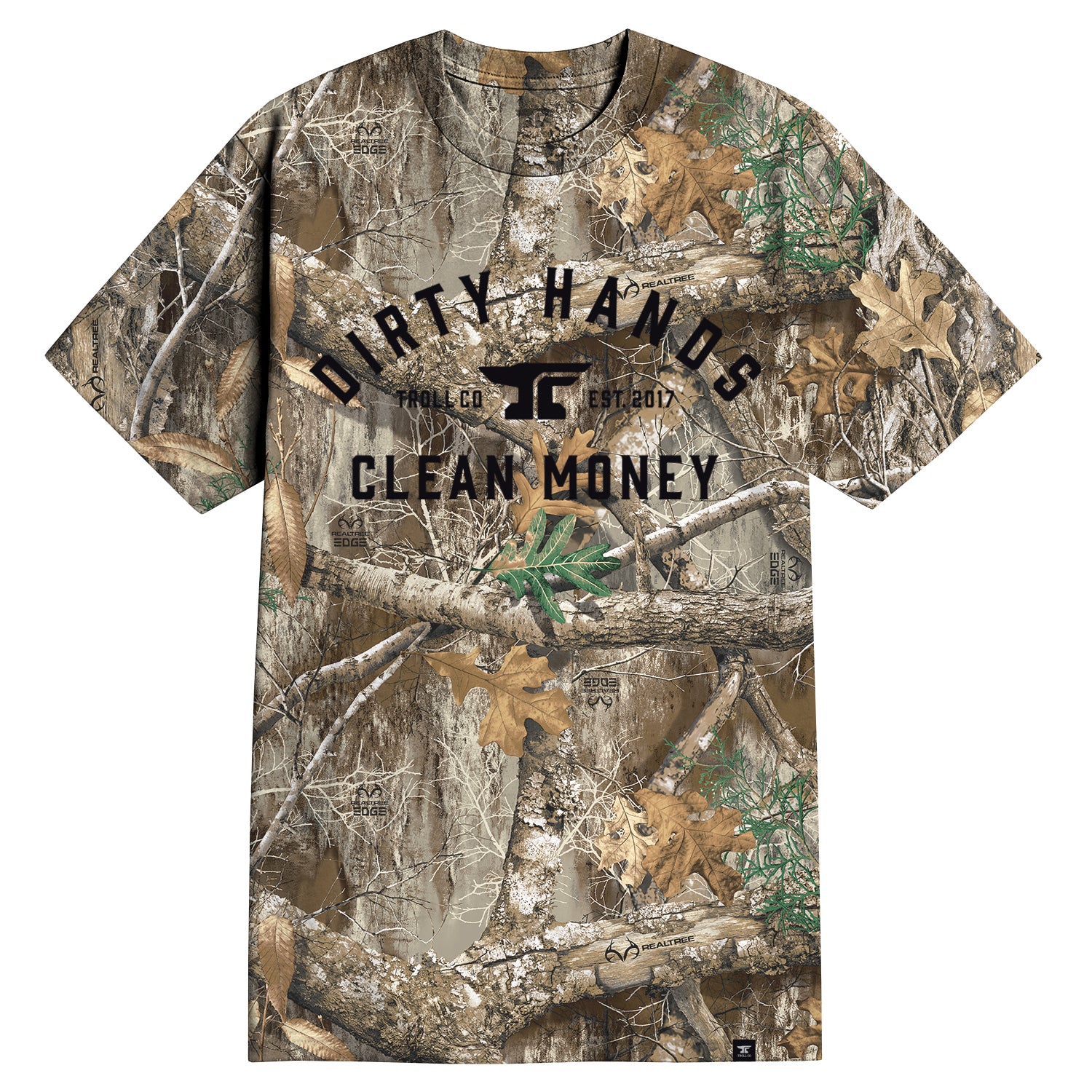 Men's DHCM Classic RealTree T-Shirt | Color: Edge