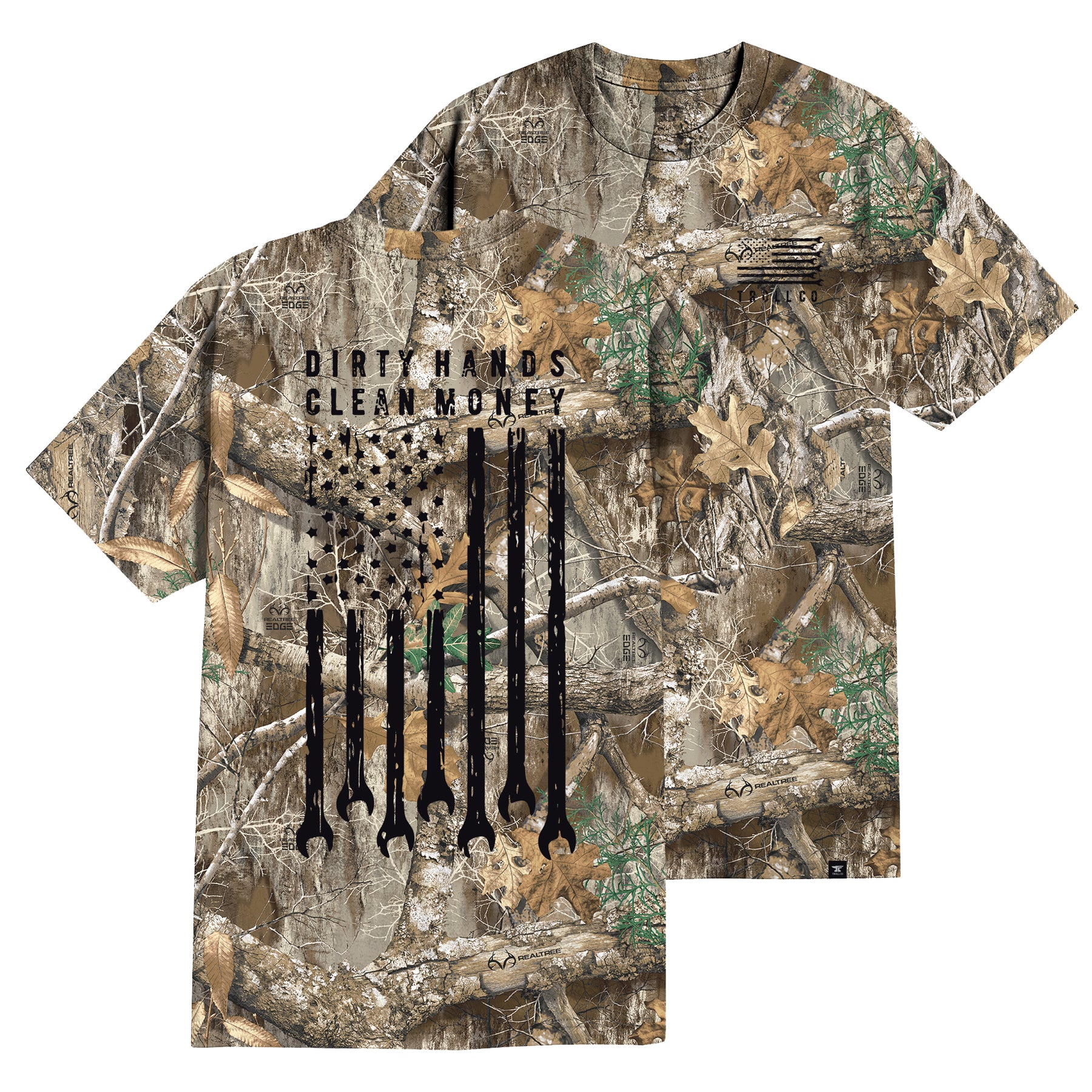 Men's DHCM Flagship RealTree T-Shirt | Color: Edge