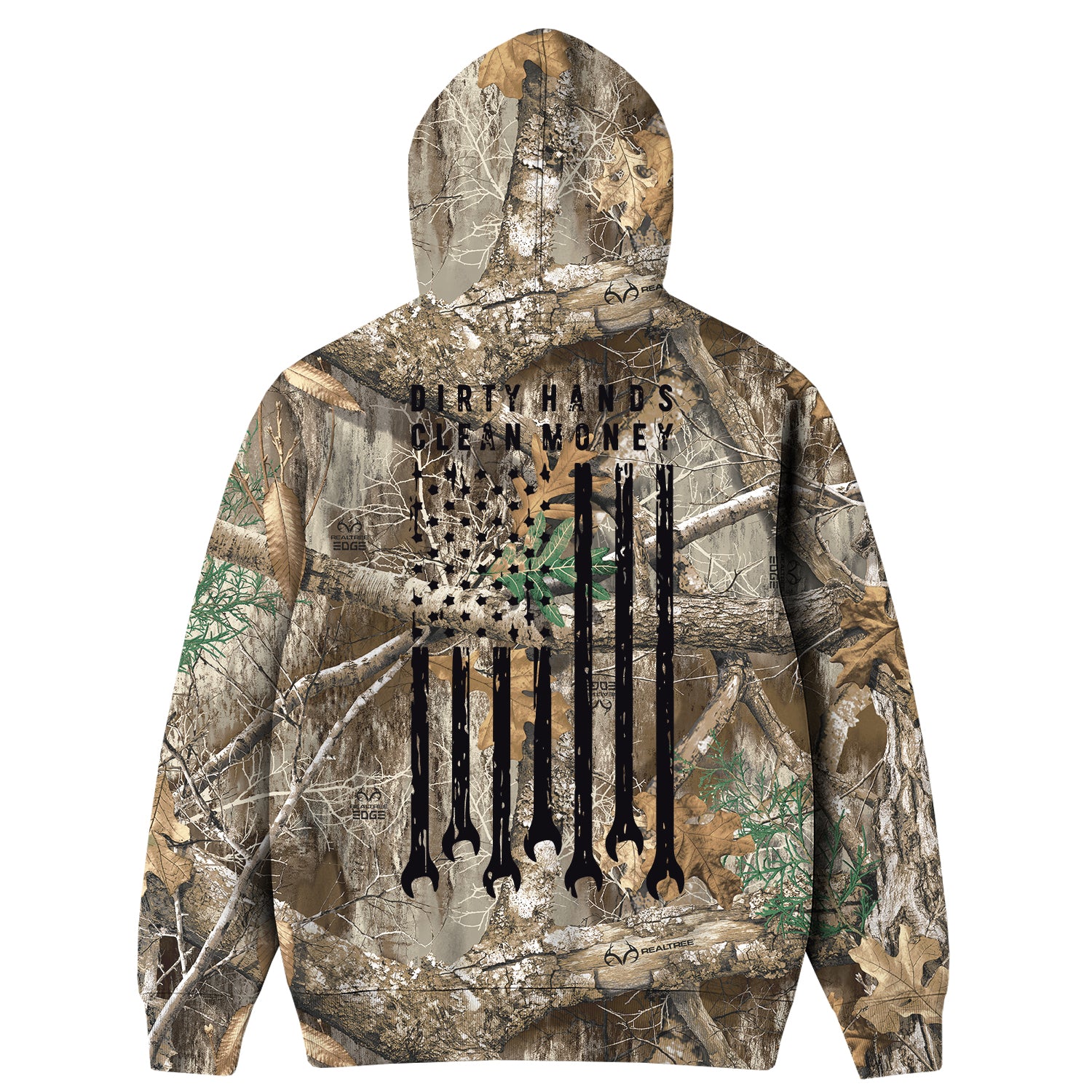Men's DHCM Flagship RealTree Hoodie | Color: Edge