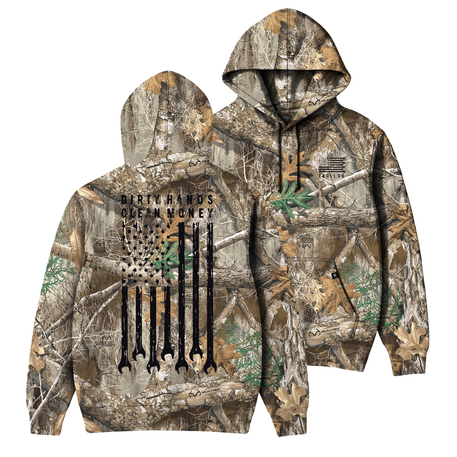 Men's DHCM Flagship RealTree Hoodie | Color: Edge