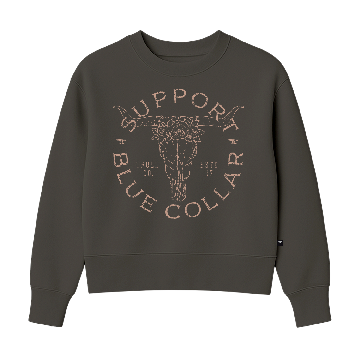 Women's SBC Longhorn Crewneck | Color: Tar