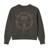 Women's SBC Longhorn Crewneck | Color: Tar