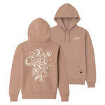 Women's Skull Acres Hoodie - Color: Taupe