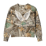 Women's DHCM Grounded RealTree Crewneck | Color: Edge