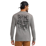 Men's Pay Me Long Sleeve | Color: Medium Heather Gray