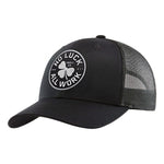 NOLAW Broken Clover Trucker Hat | Color: Black/Black