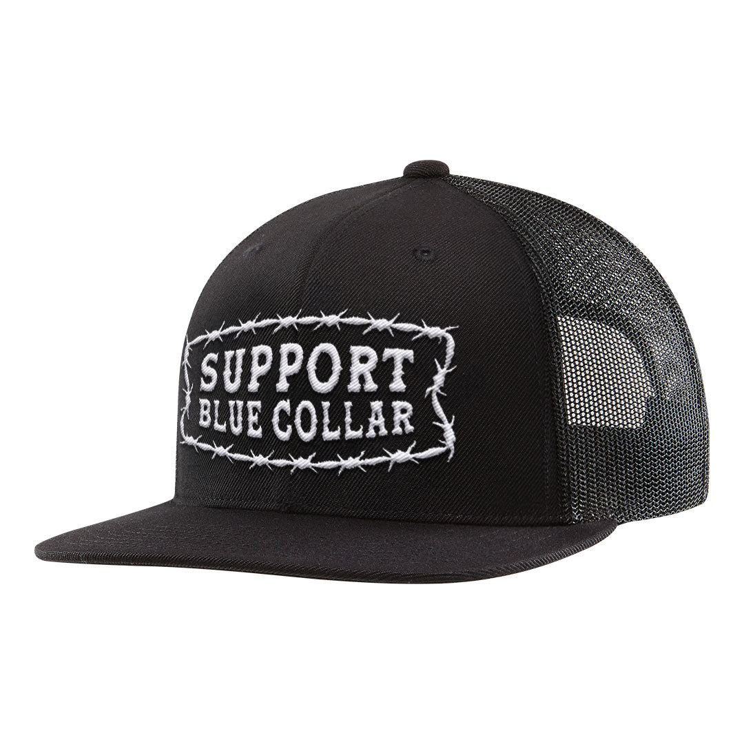 SBC Barbed Flat Brim Hat - Color: Black