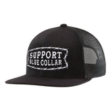 SBC Barbed Flat Brim Hat - Color: Black