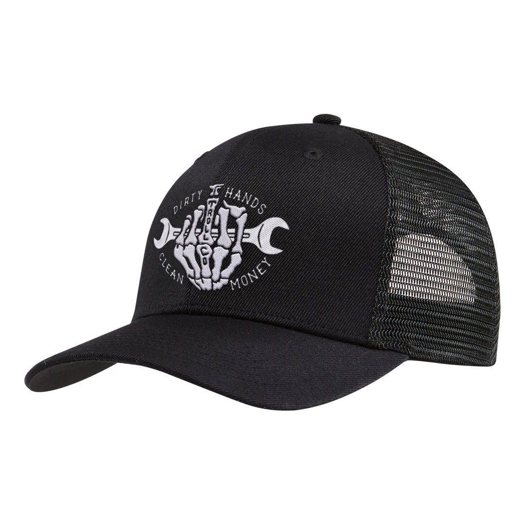 DHCM Grip N Flip Curved Brim Trucker - Color: Black
