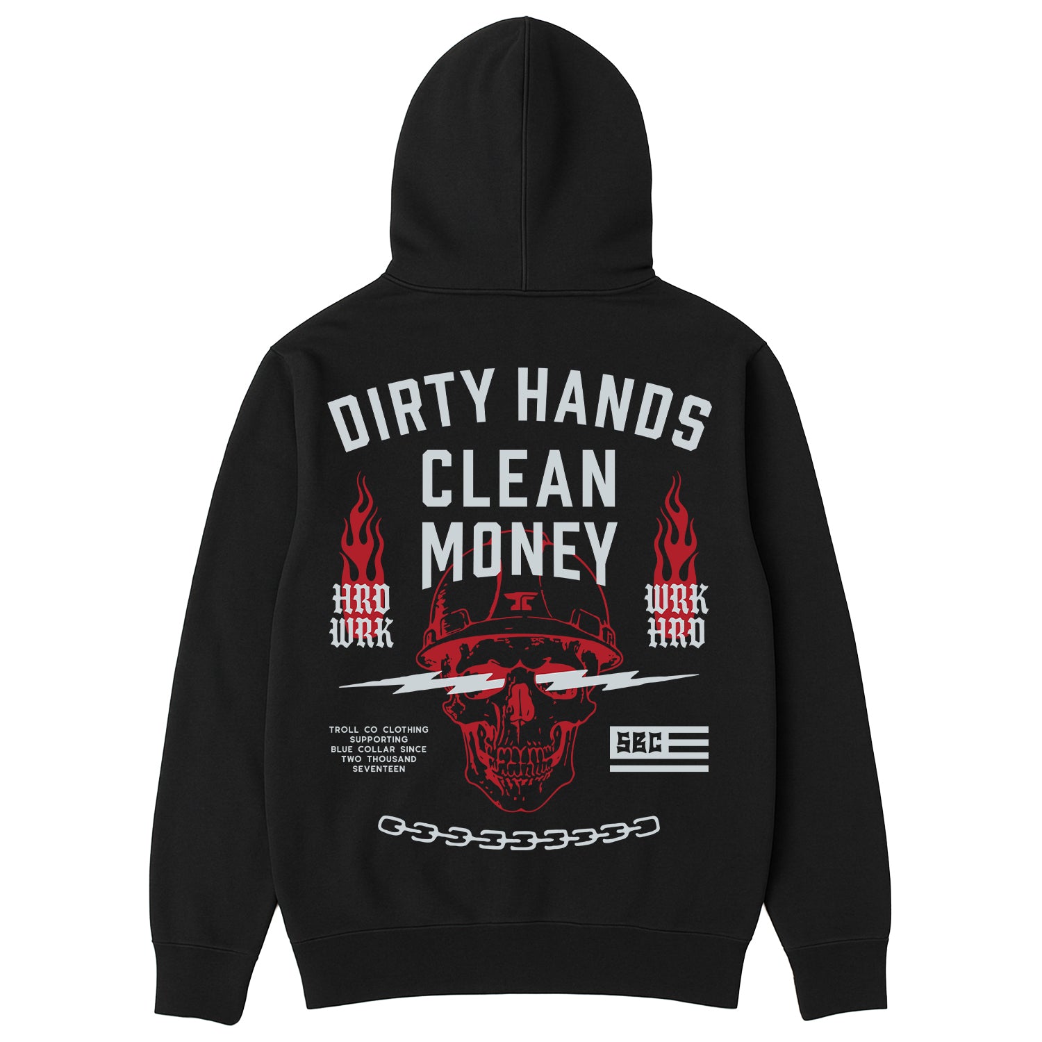 Men's DHCM Firebolt Hoodie - Color: Black