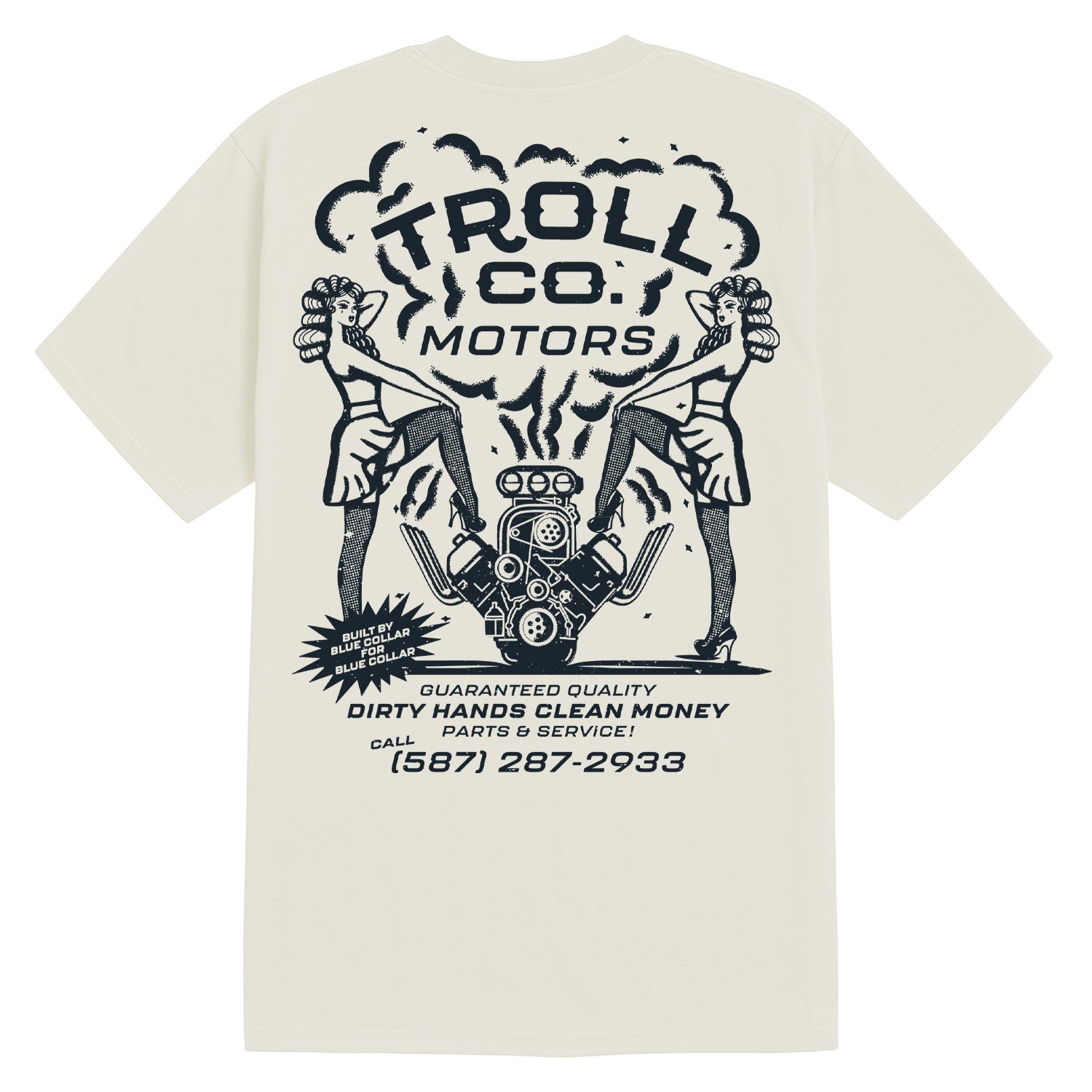 Men's Troll Co Motors T-Shirt | Color: Sand