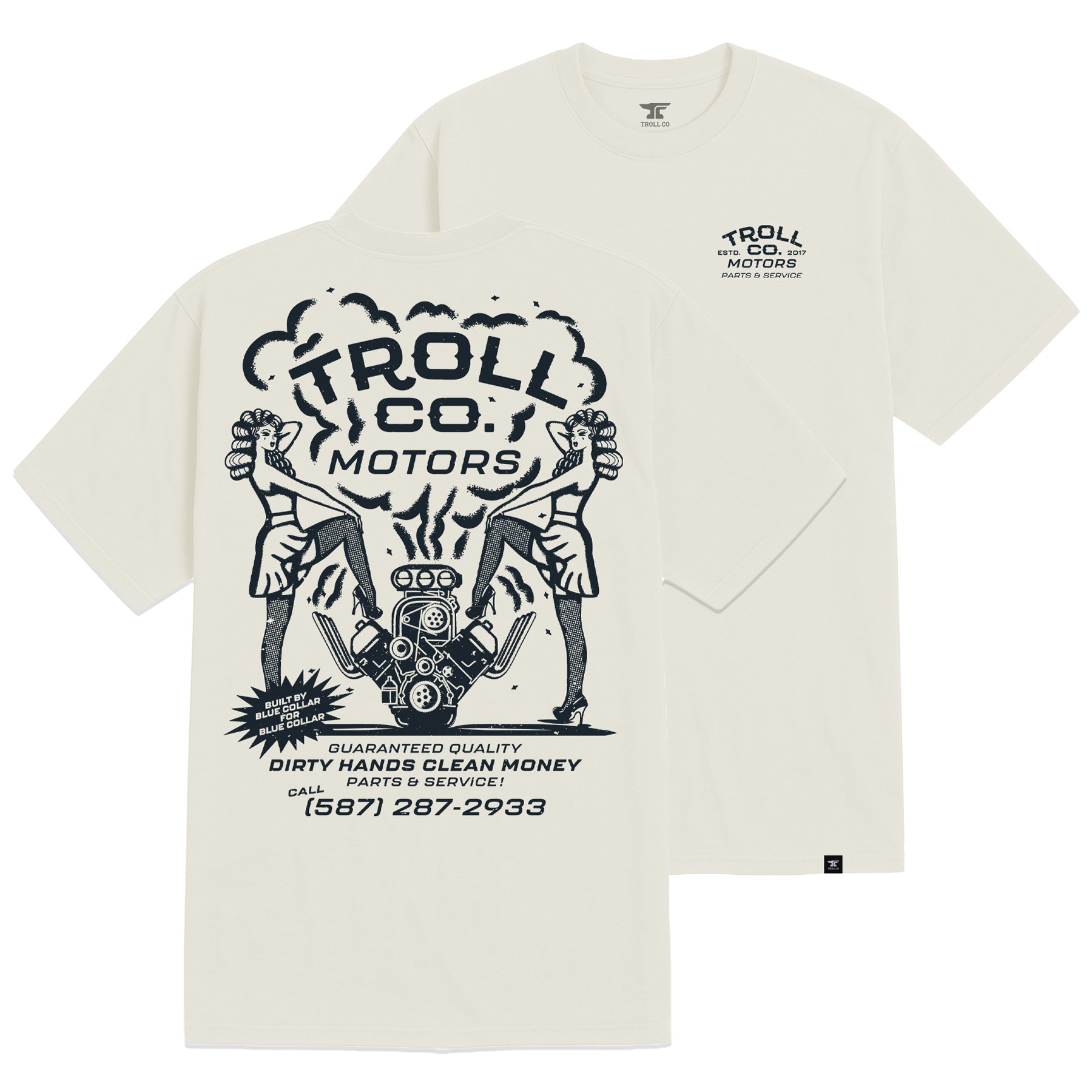 Men's Troll Co Motors T-Shirt | Color: Sand