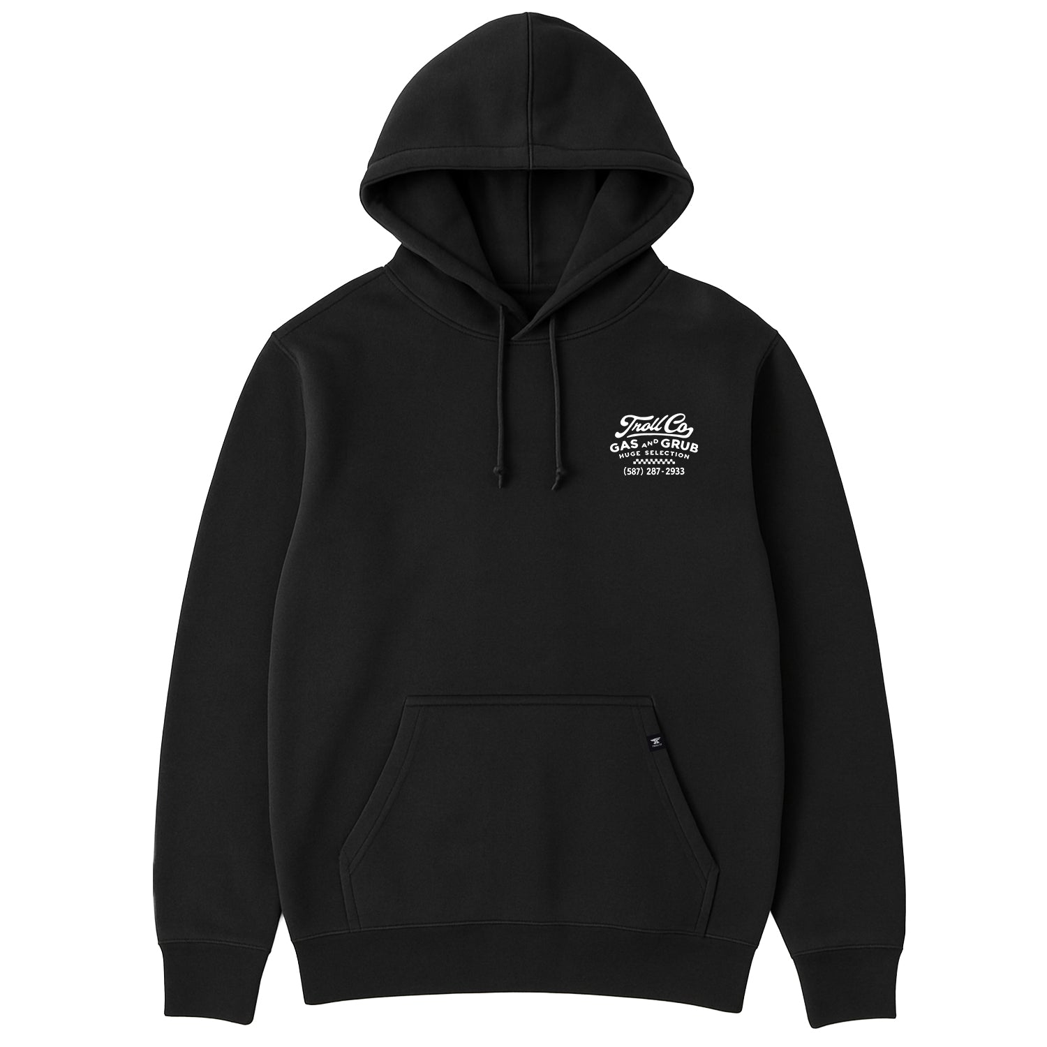 Men's Gas and Grub Hoodie - Color: Black
