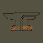 Men's Anvil Scripted T-Shirt | Color: Military Green