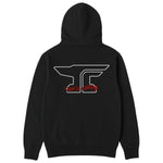Men's Anvil Scripted Hoodie | Color: Black
