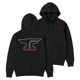 Men's Anvil Scripted Hoodie | Color: Black