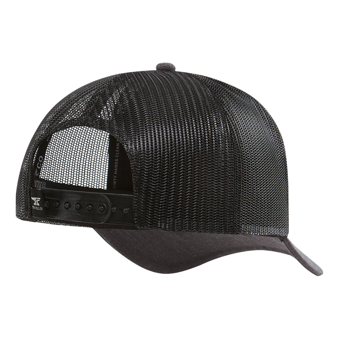 SBC Wrench Curved Brim Trucker Hat - Color: Dark Heather