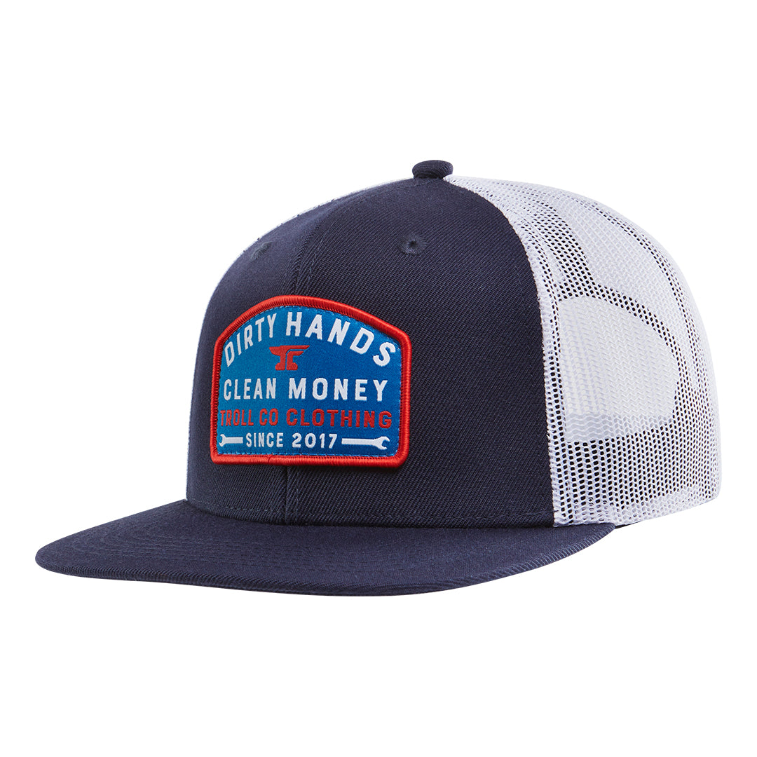 DHCM Wrench Trucker Hat - Color: Navy White