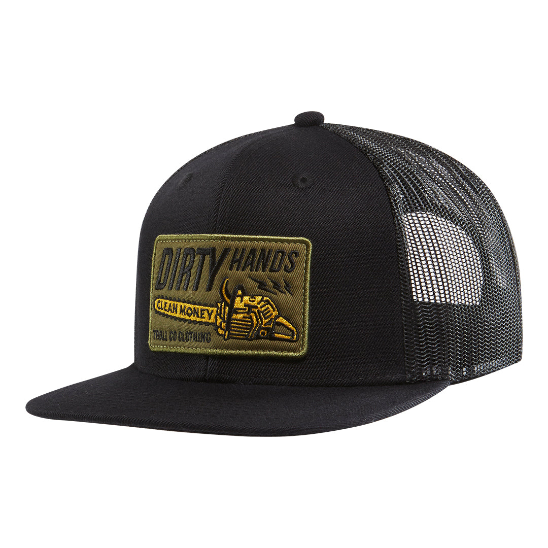DHCM Chainsaw Trucker Hat - Color: Black