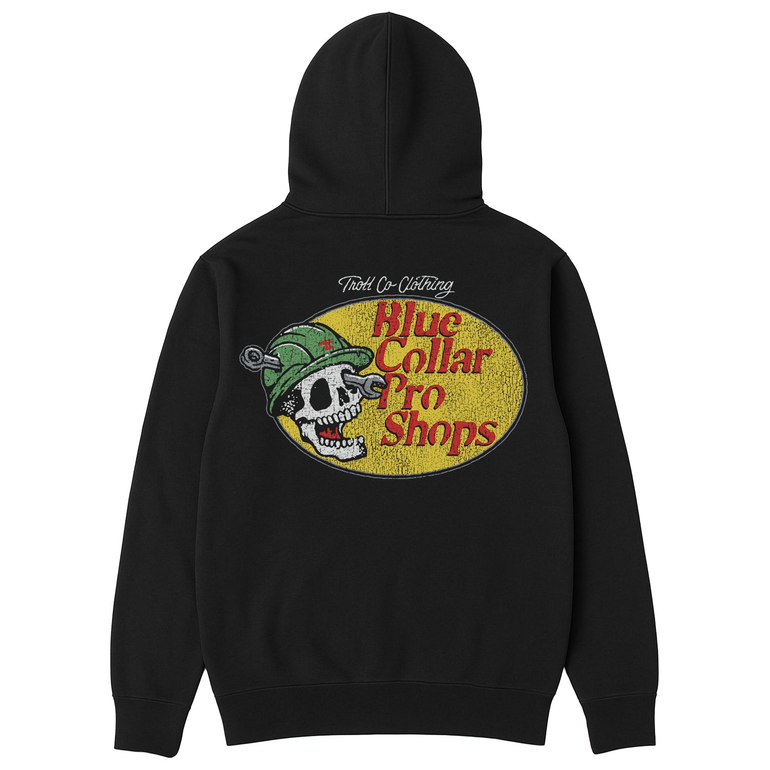 Men's Blue Collar Pro Shops Hoodie - Color: Black