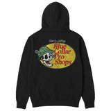 Men's Blue Collar Pro Shops Hoodie - Color: Black