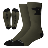 Forged Crew Sock Anvil 3 Pack - Color: Black/White/Military Green