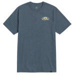 Men's Blue Collar Sun T-Shirt - Color: Slate Blue Heather