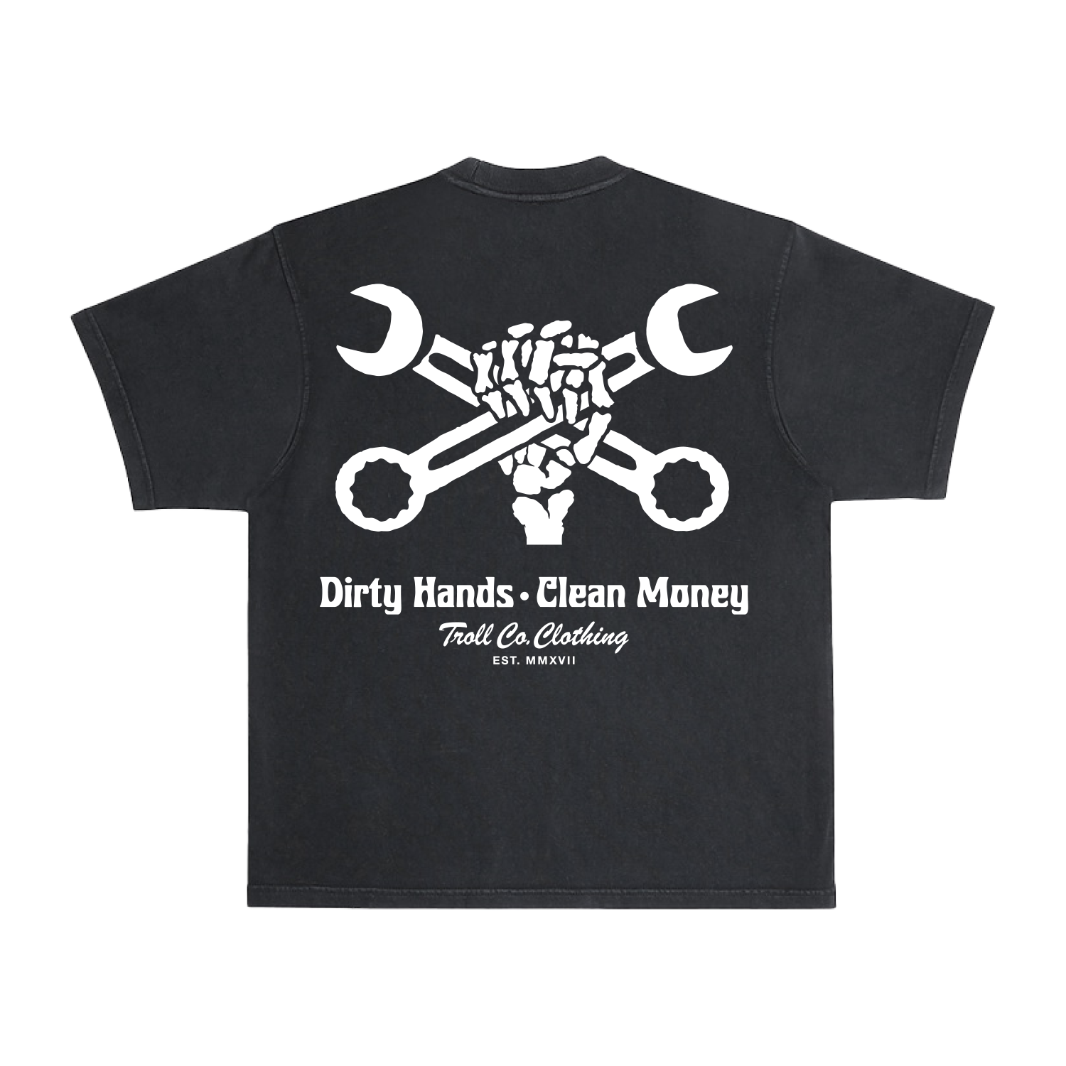 Men's DHCM Clutch Heavyweight Pigment Dye T-Shirt - Color: Black