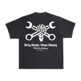 Men's DHCM Clutch Heavyweight Pigment Dye T-Shirt - Color: Black