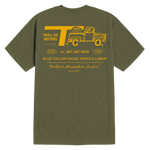 Men's TCO Motors T-Shirt - Color: Military Green