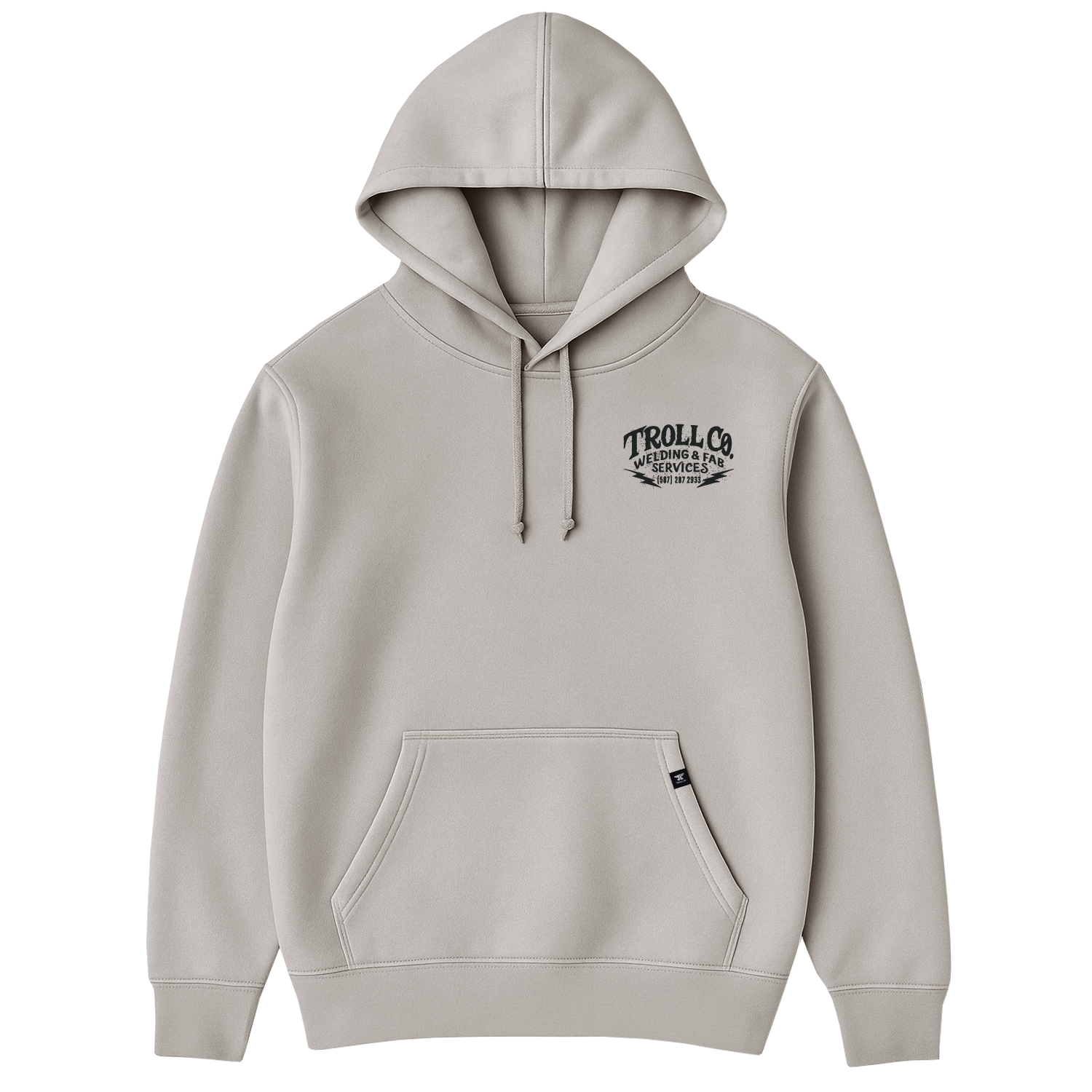 Men's Welders Dog USA Hoodie - Color: Sand