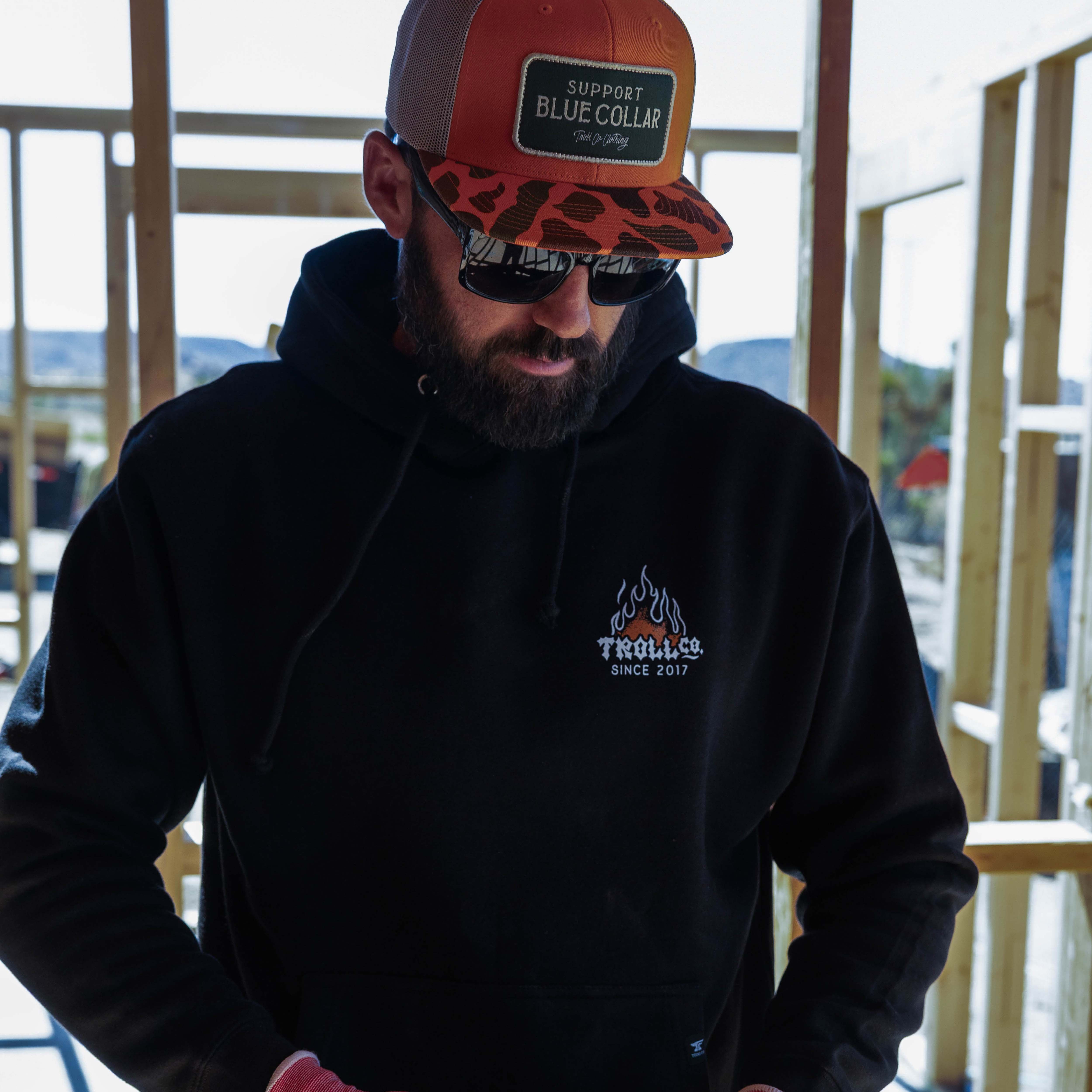 SBC Barricade Trucker Hat | Color: Orange Camo Tan