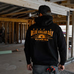 Men's Blue Collar Sun Hoodie | Color: Black