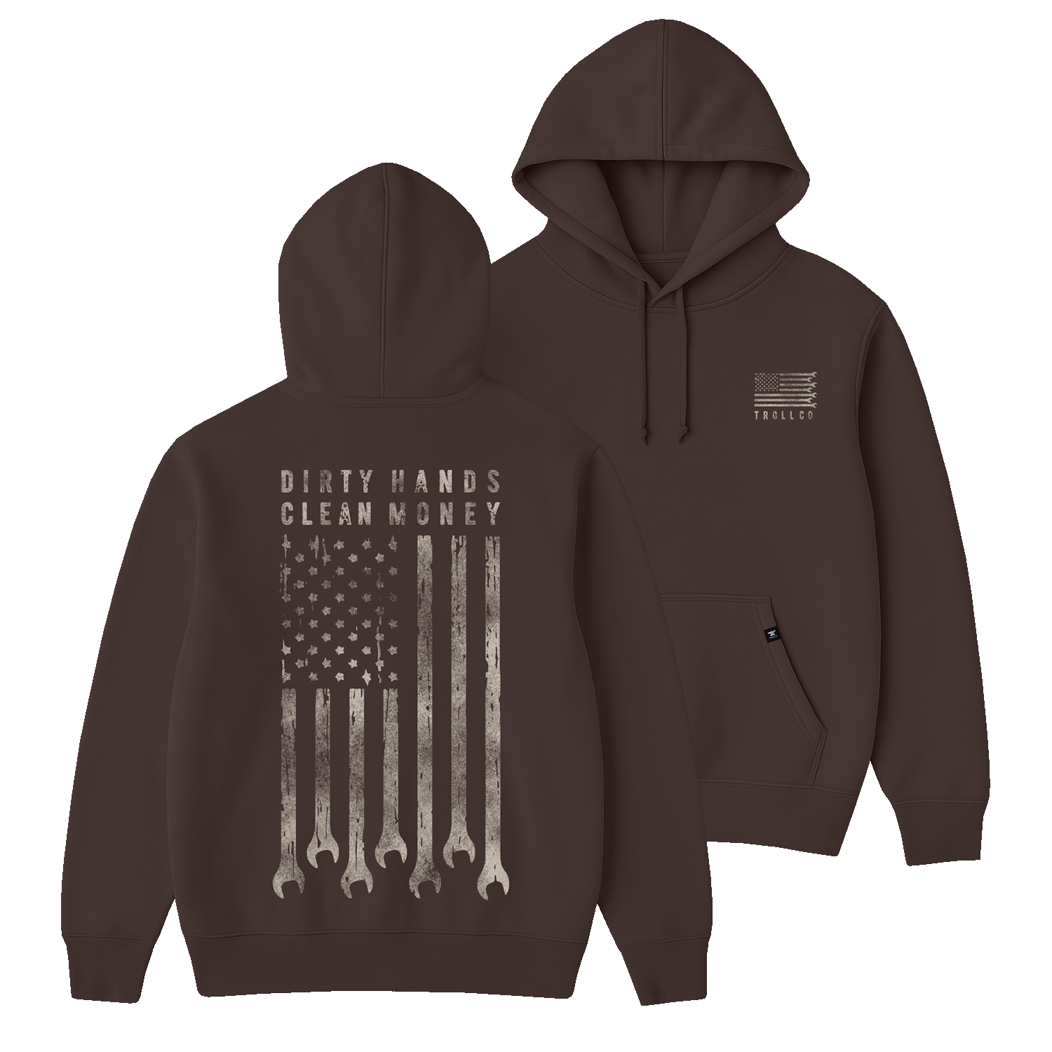 Men's DHCM Flagship Hoodie - Color: Brown Heather