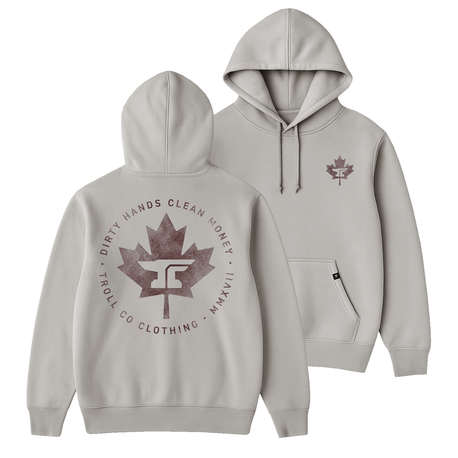 Men's DHCM Anvil Leaf Hoodie - Color: Sand