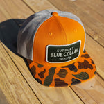 SBC Barricade Trucker Hat | Color: Orange Camo Tan