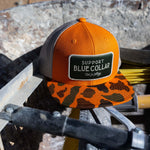 SBC Barricade Trucker Hat | Color: Orange Camo Tan