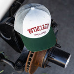 BC Bottoms Up Curved Brim Trucker Hat | Color: Natural Pine