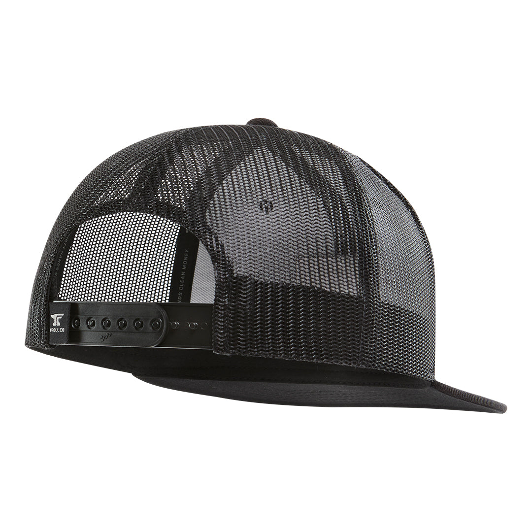 Riser Trucker Hat - Color: Black