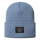 DHCM Woven Label Beanie - Color: Slate Blue