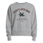 Women's Rosie's Auto Body Crew - Color: Gray Heather