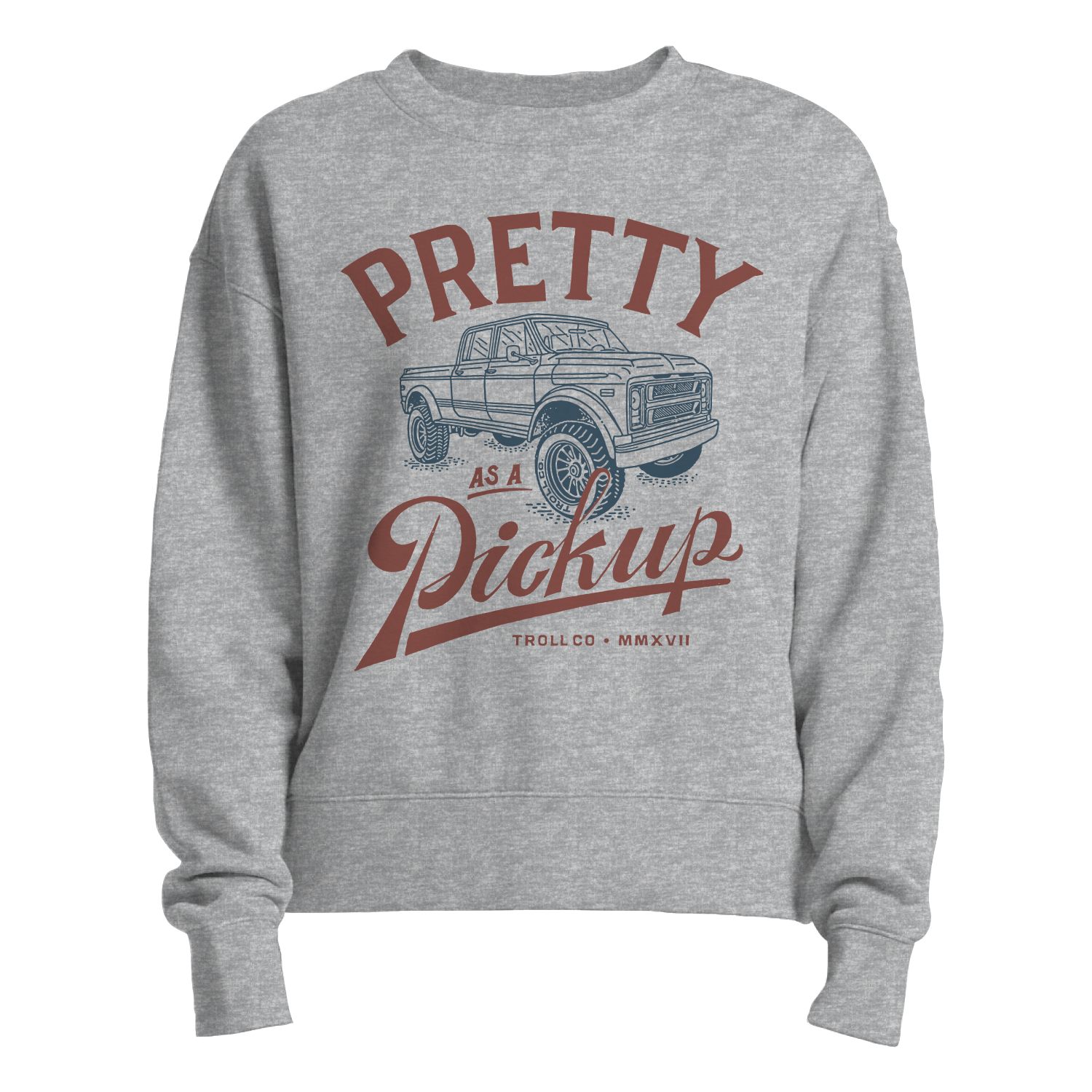 Women's Pickup 2.0 Crew - Color: Gray Heather