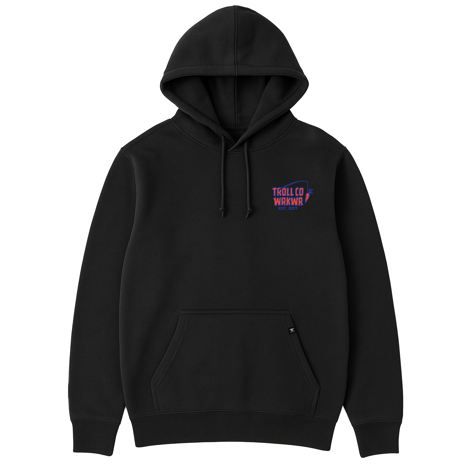 Men's Two Dum Hoodie - Color: Black