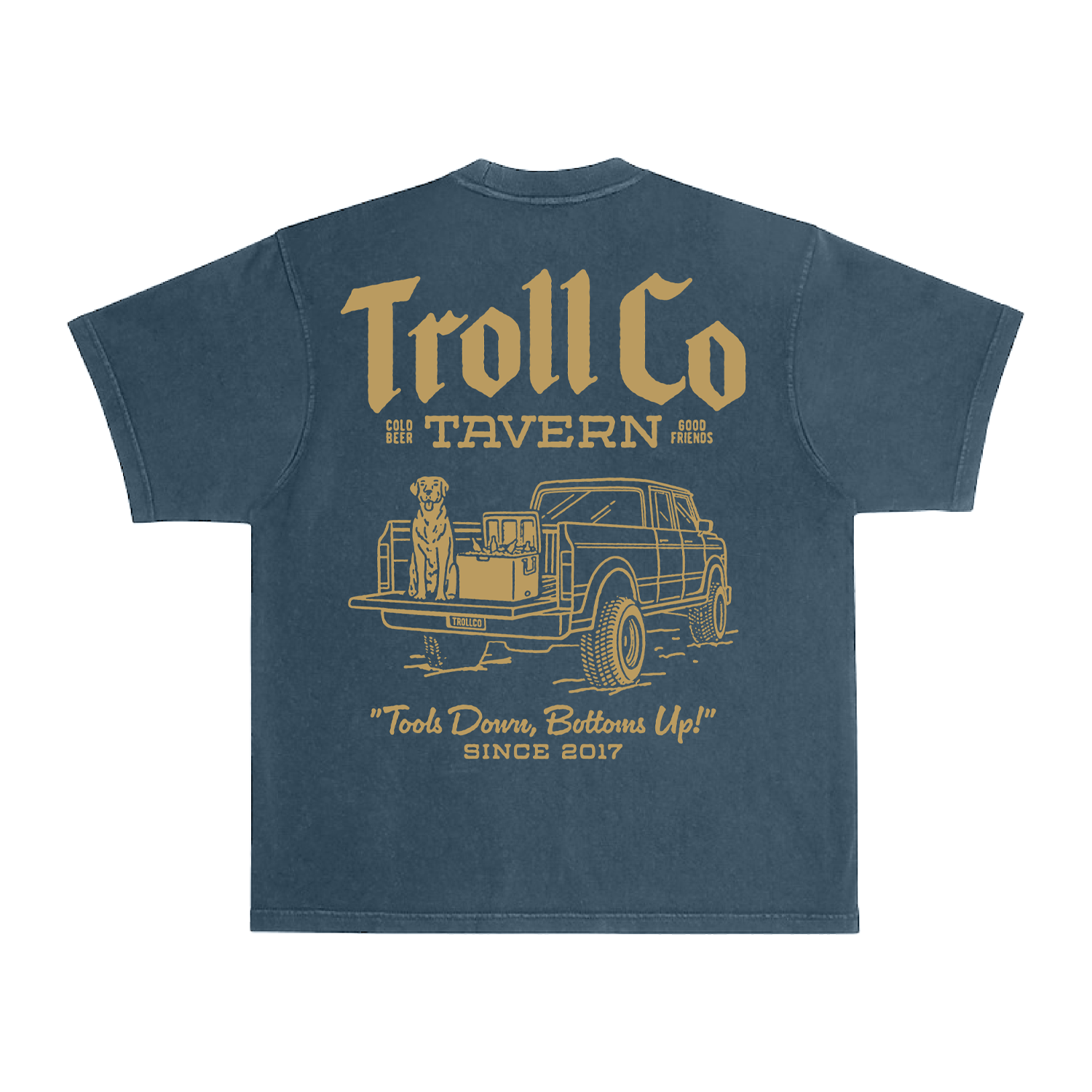 Men's Tavern Heavyweight Pigment Dye T-Shirt - Color: Midnight Navy